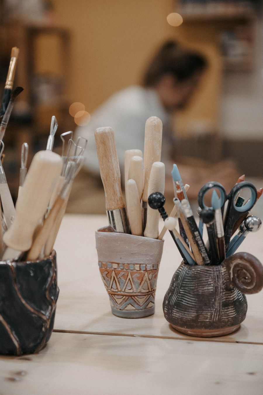 Accessories in decorated cups — Every photoaicompany design tool layers-panel mockup