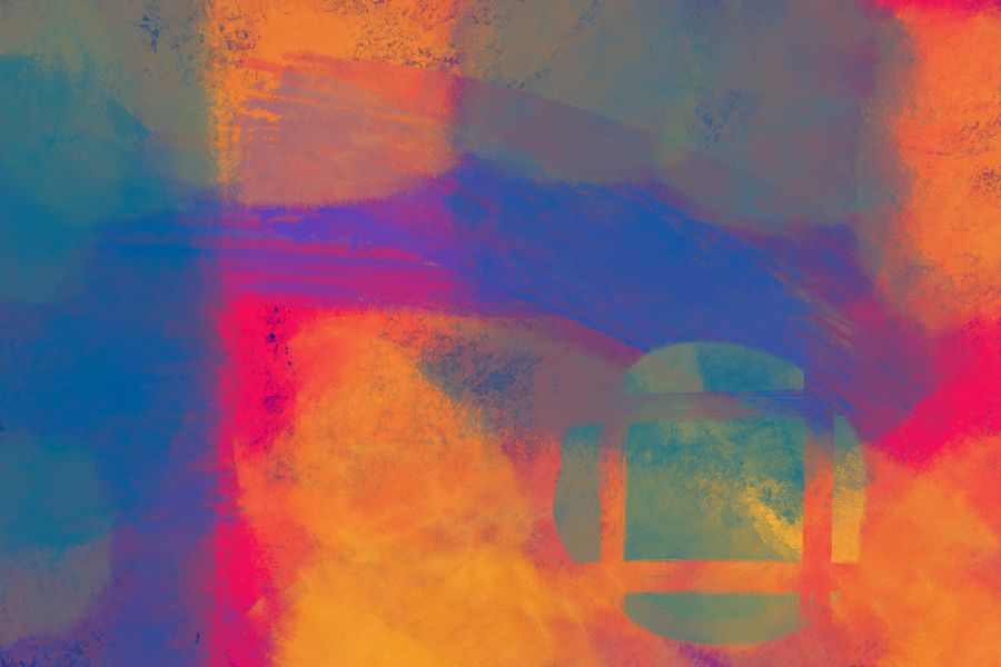 Abstract art painting — Resize a Design browser mockup