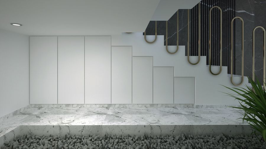 Wall in a modern building — Templates sized for every channel