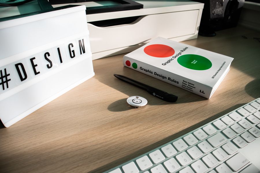 Book computer accessories on desk — Start from a template, finish in minutes annotated figure