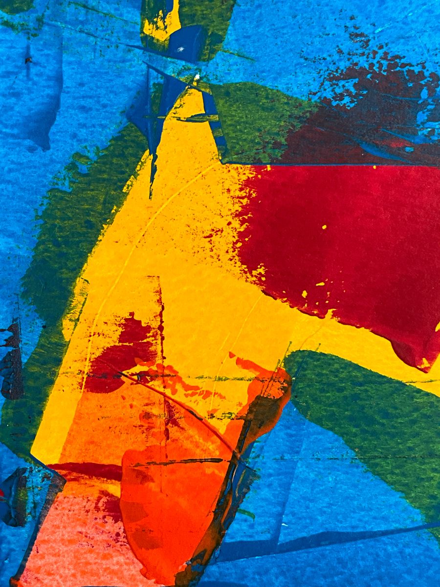 Stains of abstract paint — Add an Image resize-canvas mockup