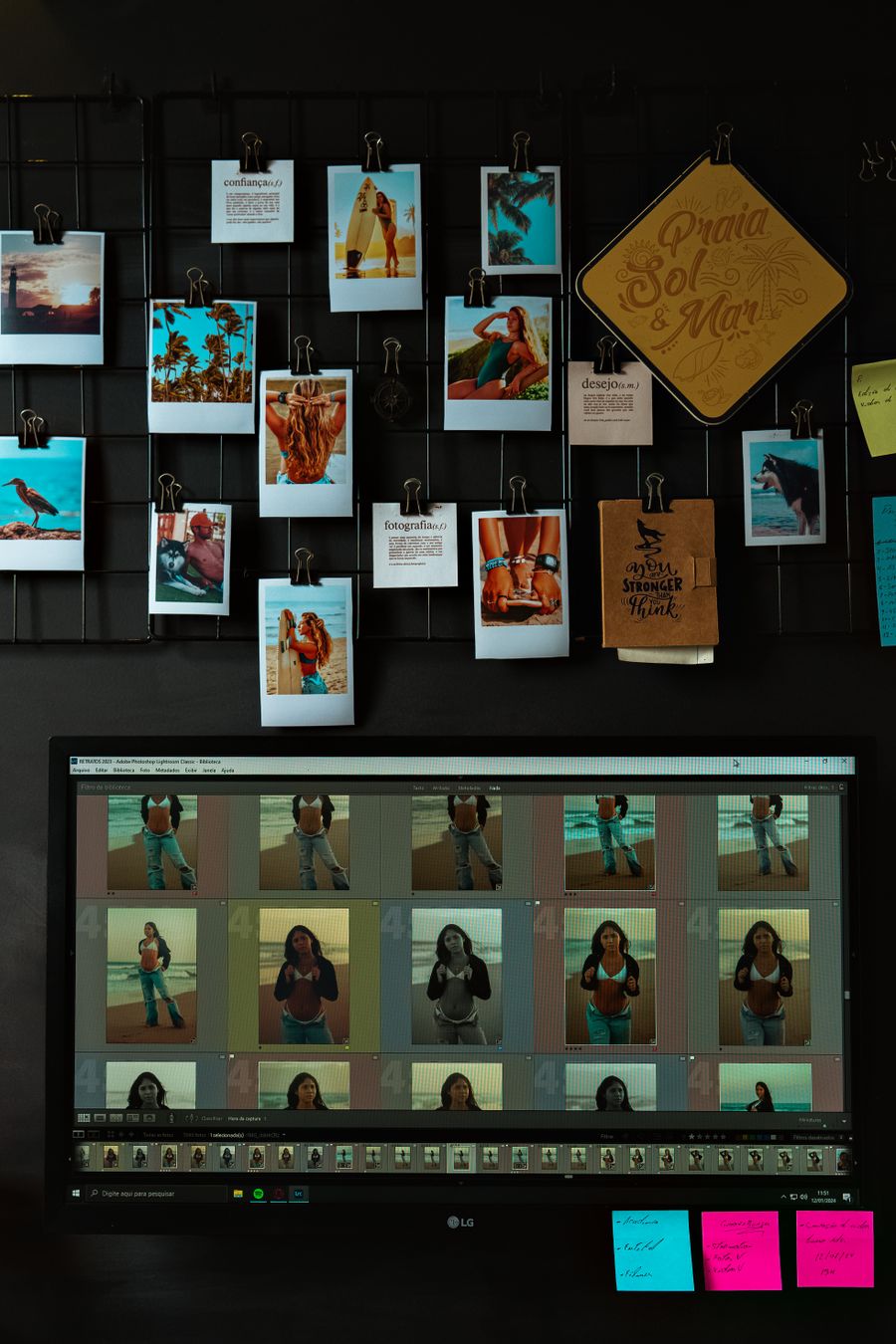 Work space of a photographer — stock photo for Remove Background