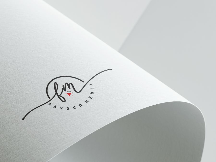 Close up of a logo and sign on white paper sheet — PhotoAI Company — AI photo & design editor export-dialog mockup