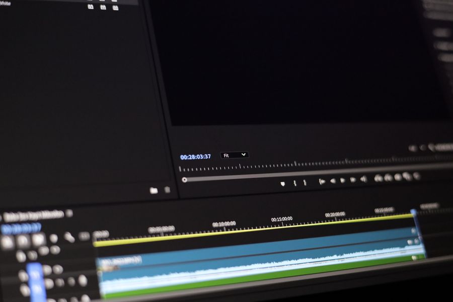 Video editing software interface close up — Apply a Color Palette phone mockup