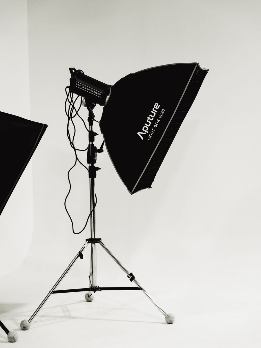 Professional photography studio equipment setup — Every photoaicompany design tool editor mockup