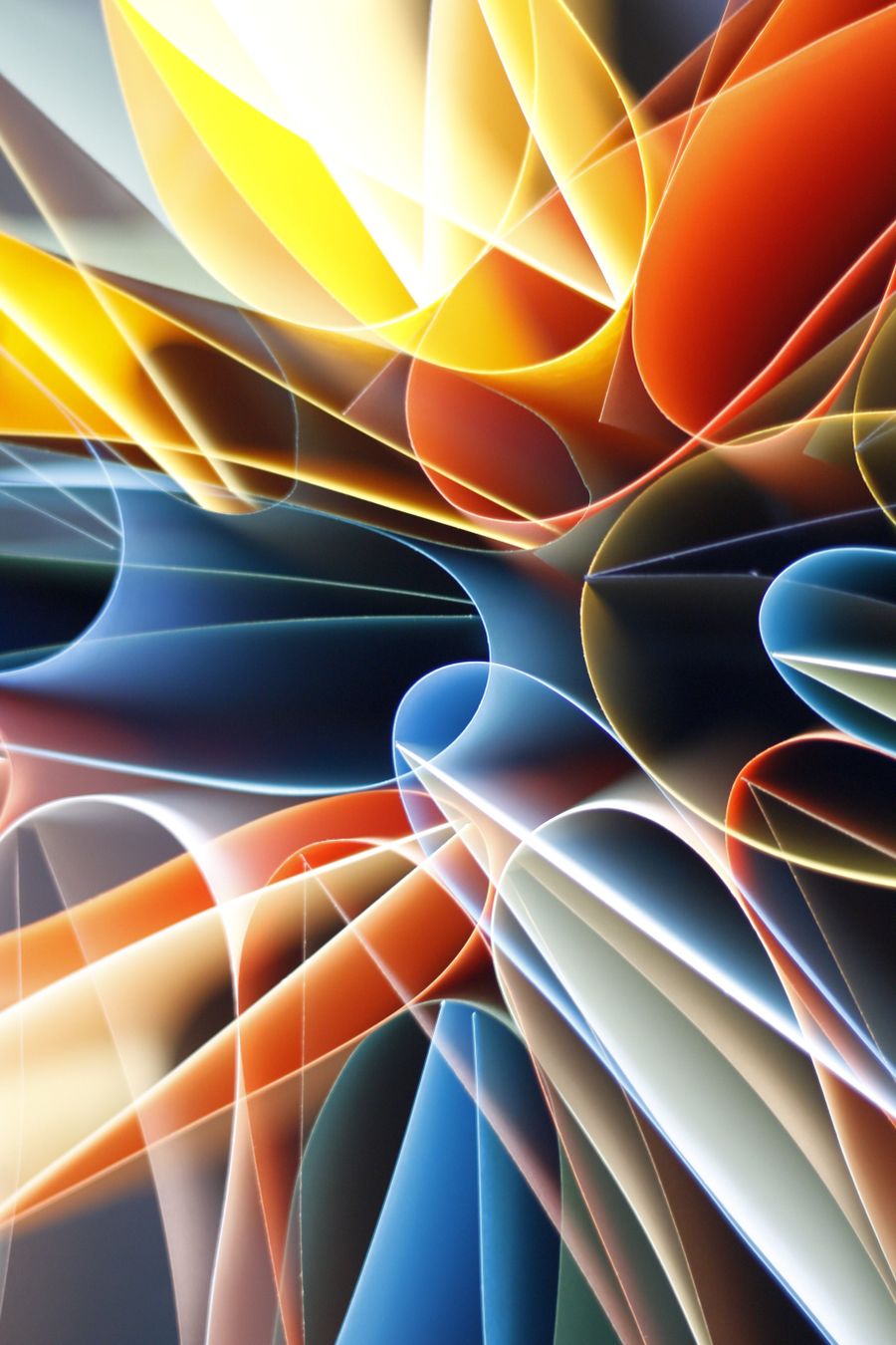Vibrant abstract light art with geometric patterns — stock photo for Export a Design