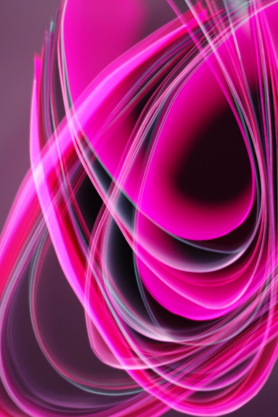 Vibrant pink abstract light trails art — stock photo for Documents templates