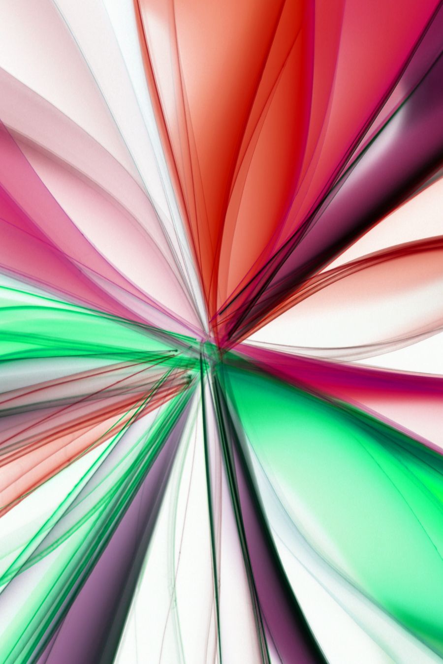 Vibrant abstract art with red and green waves — Resize a Design annotated figure