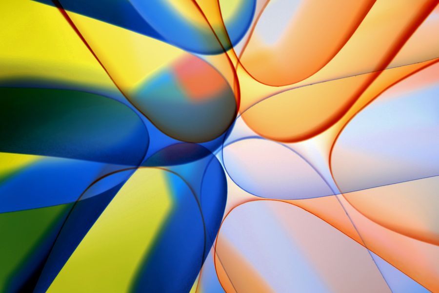 Colorful abstract curved lines in artistic design — Generate a Design export-dialog mockup