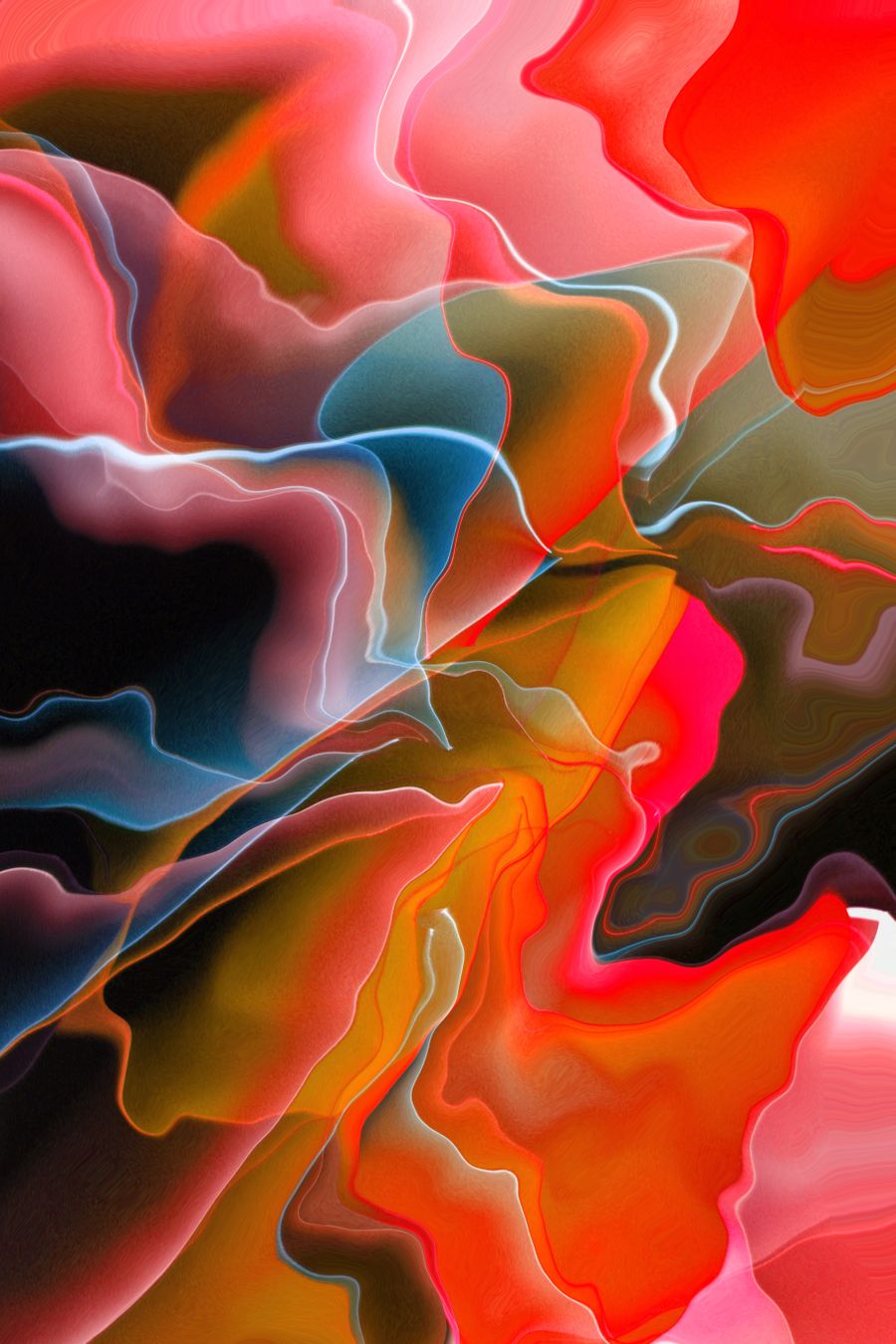 Vibrant abstract waves of color and light — stock photo for PhotoAI Company — AI photo & design editor