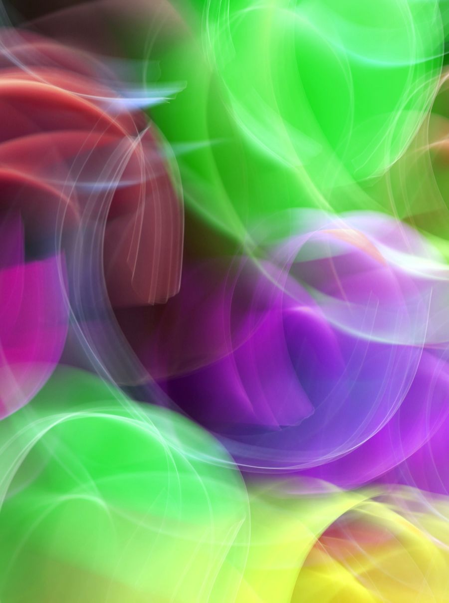 Vibrant abstract light painting in motion — stock photo for Advertisements templates