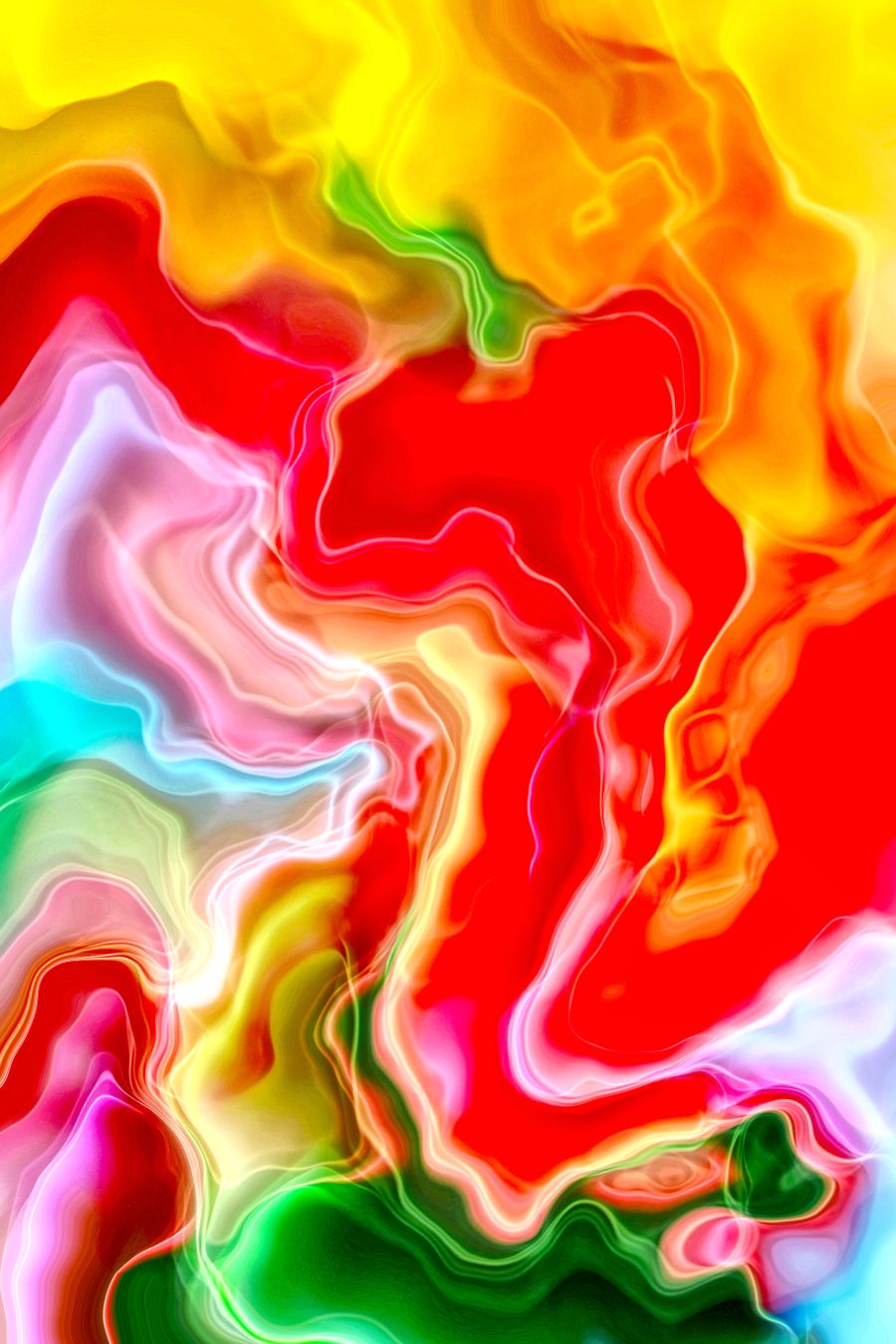 Vibrant abstract colorful wave pattern art — stock photo for Create a Design