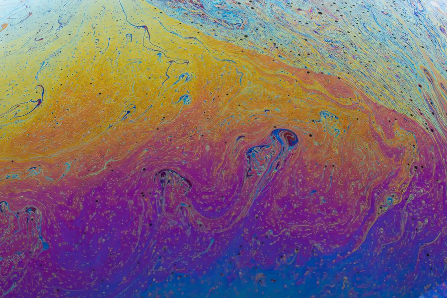 Vibrant abstract fluid pattern in psychedelic colors — PhotoAI Company — AI photo & design editor browser mockup