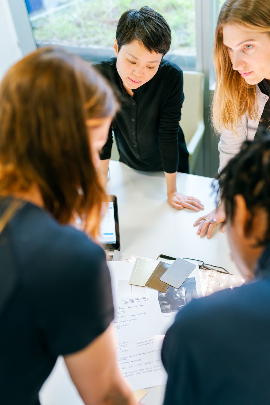 Electrical engineers designing lights — stock photo for Start designing free