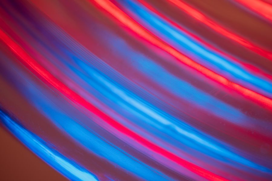 Vibrant neon light abstract with colorful curves — stock photo for Reorder a Layer