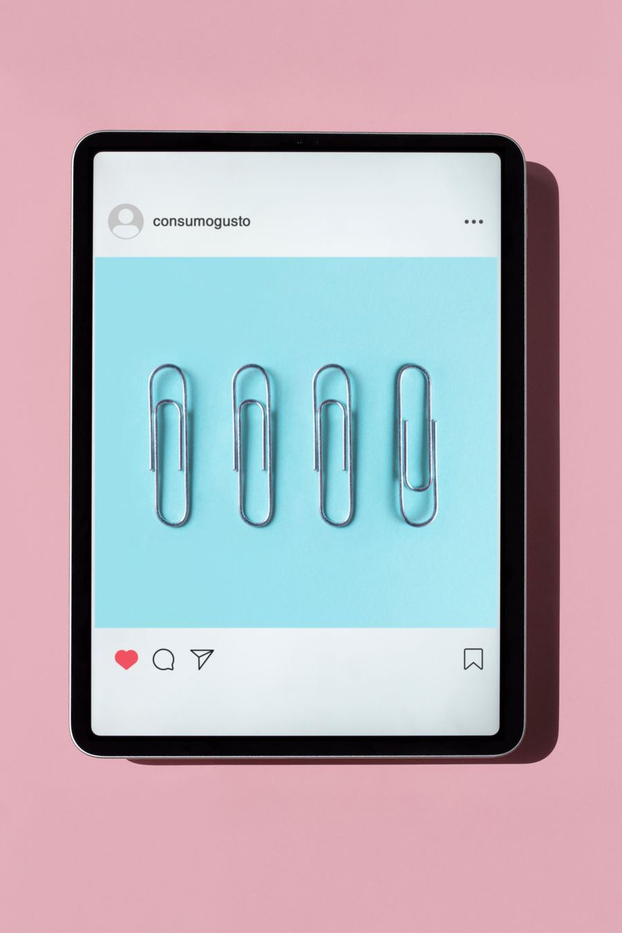 Close up shot of an ipad on a pink surface — Remove Background browser mockup
