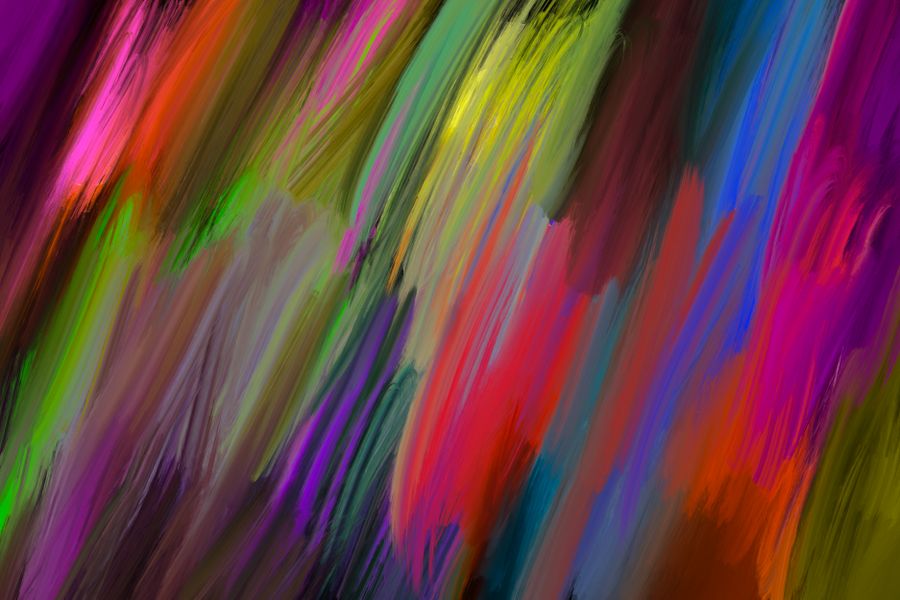 A colorful abstract painting — Export a Design technique