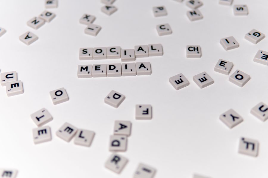 White and black scrabble blocks — Brand Kits templates resize-canvas mockup