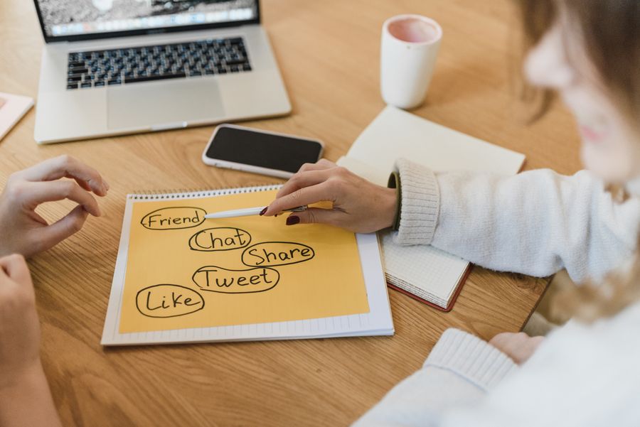Women planning their small business — Start designing free resize-canvas mockup
