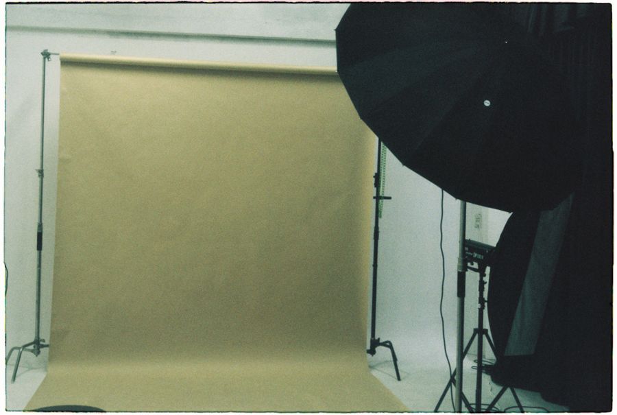 Studio ready for a photoshoot — stock photo for Presentations templates