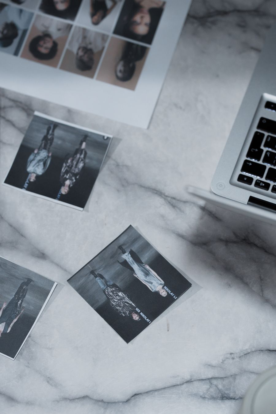 Photos on marble surface — Create a Design technique