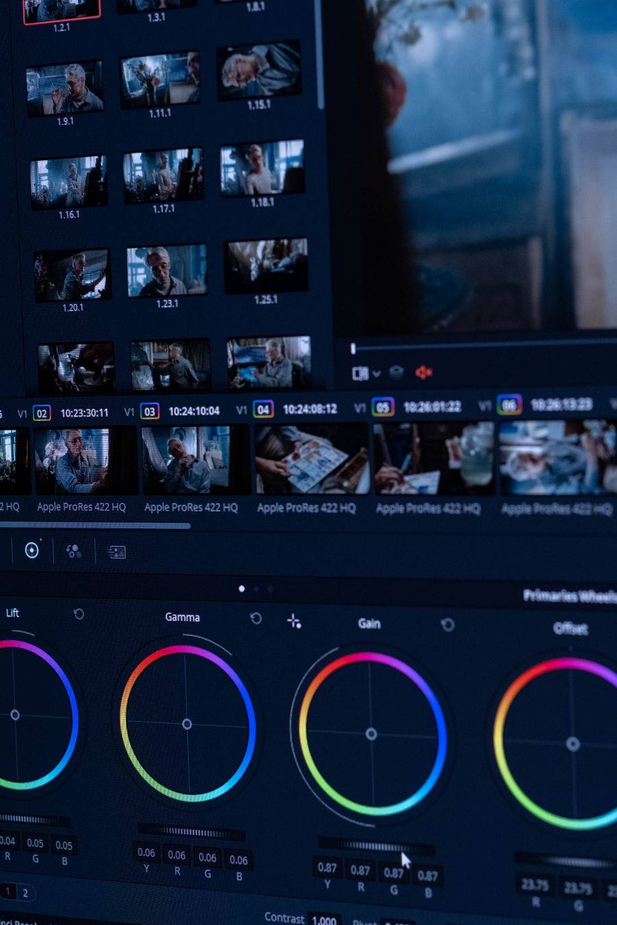 Close up photo of a monitor — Export a Design export-dialog mockup