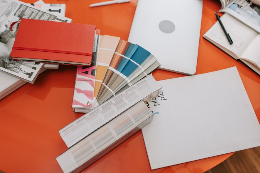 Samples on a desk — Video templates motion card