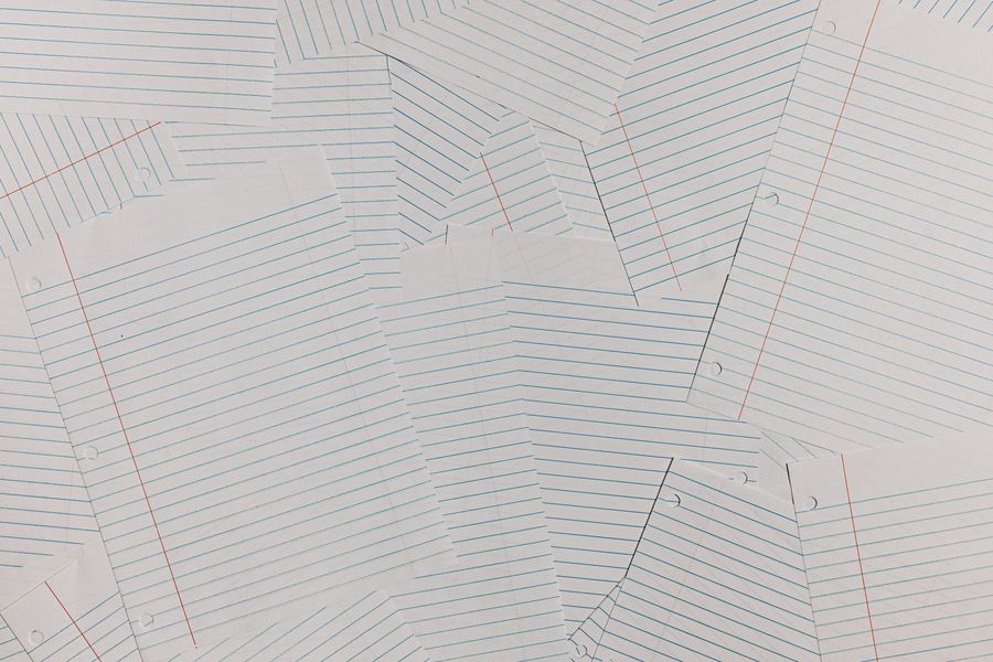 Plenty lined white papers — Video templates motion card